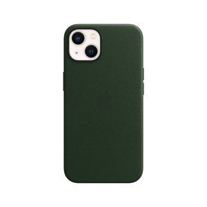 iPhone 13 Leather Case with MagSafe - MidnightActual Color:Sequoia Green
